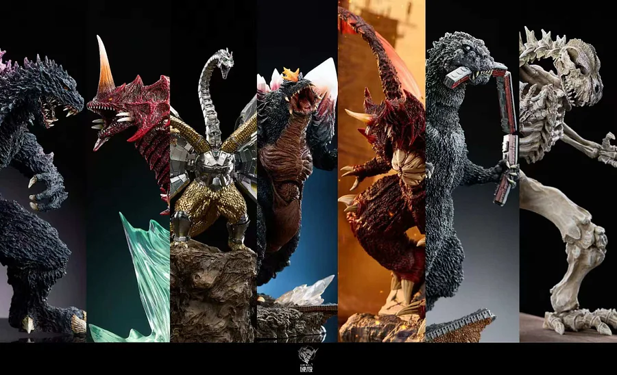 Hardcore Studio - Skeletal Fossil of Godzilla Statue 