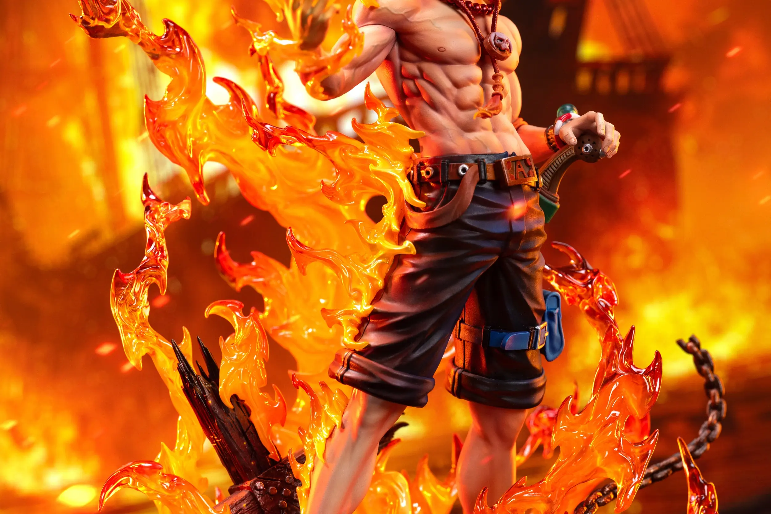 SY Studio- One Piece Fire Fist Ace Statue(GK)