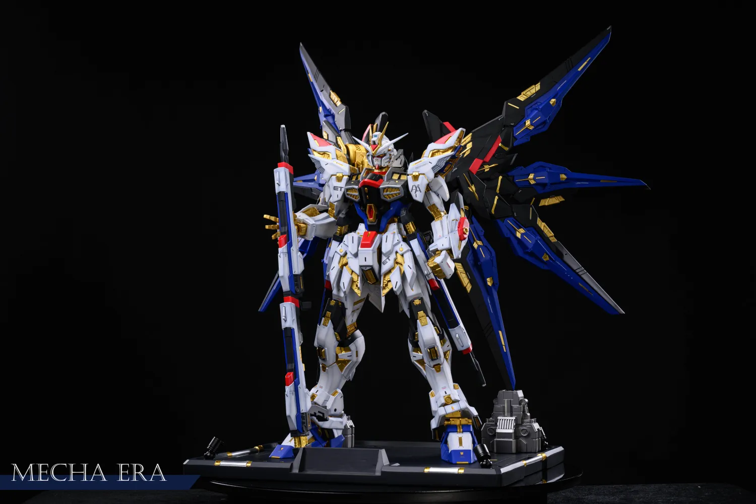 Mobile Suit Gundam Blue Battle Mecha Dual-Form Super Limited Edition Lighting Three-Dimensional Scene Statue(GK) -Mecha era Studio-KWII-GK