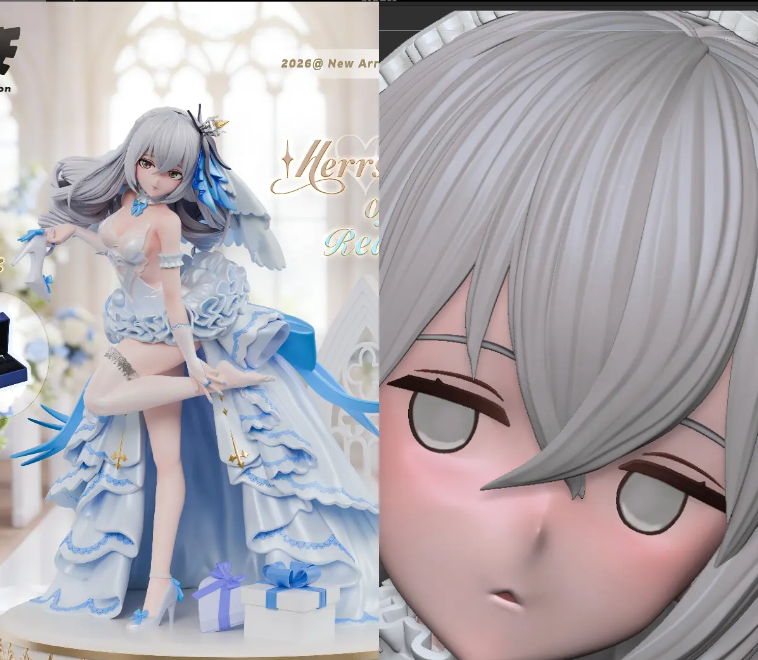 Hyperion Studio- Bronya Bride Honkai: Star Rail Statue 