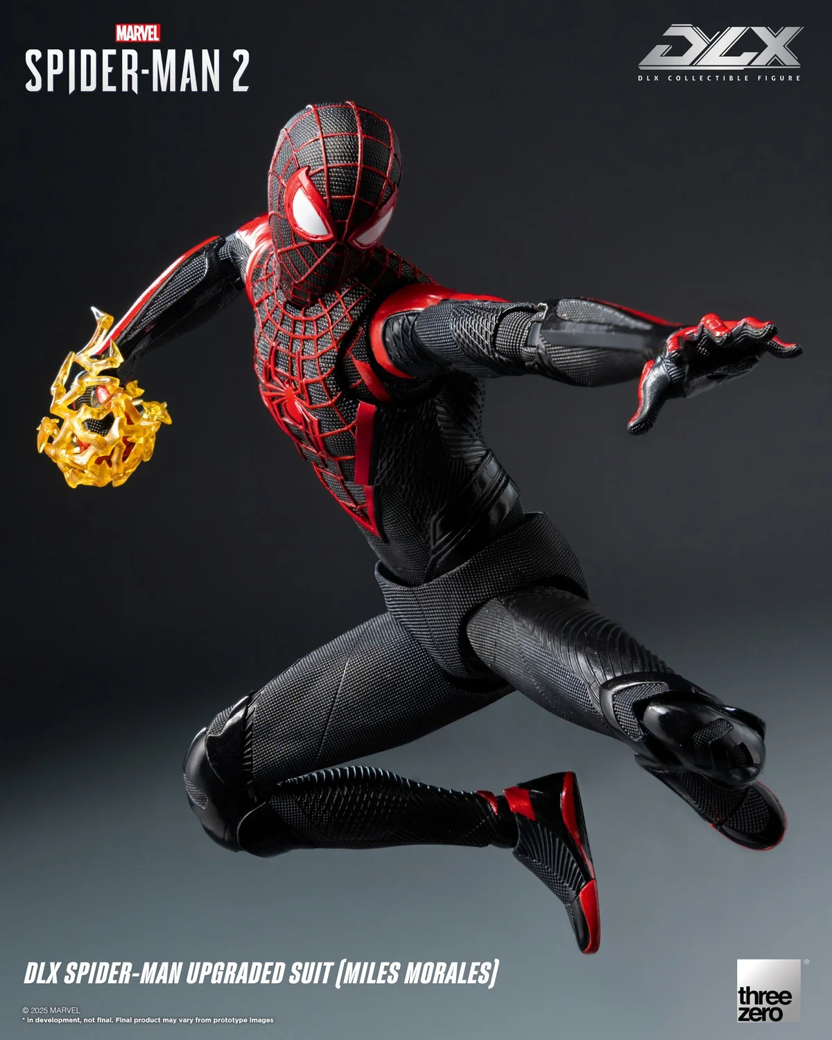 Threezero - Marvel’s Spider-Man 2 DLX Spider-Man Upgraded Suit (Miles Morales) 3Z09440C0 (Licensed)Statue 