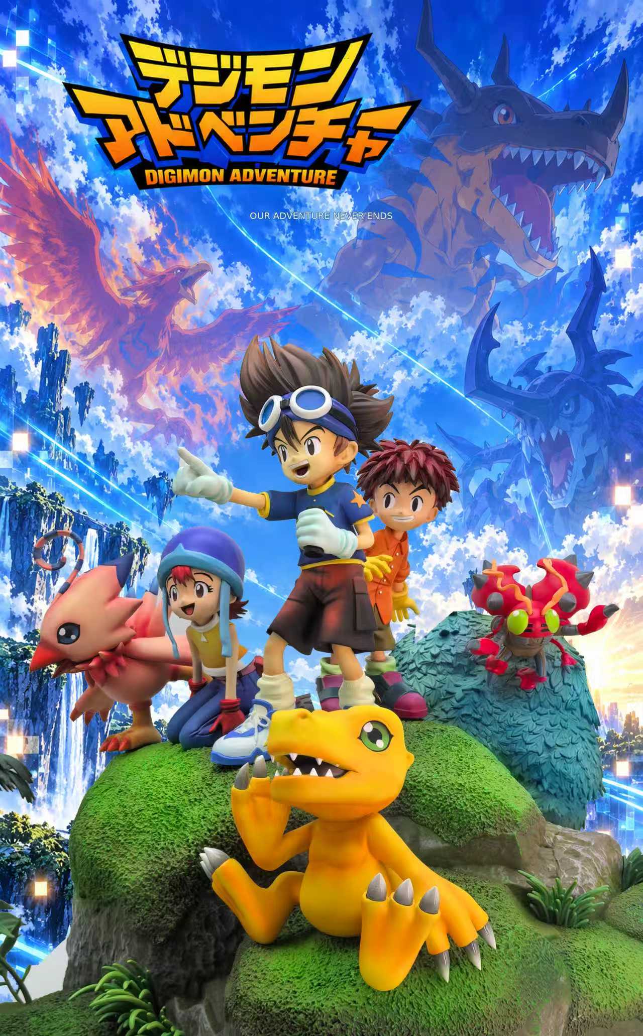 Butterfly Studio Digimon Adventure Main Cast & Digimon Collection Statue