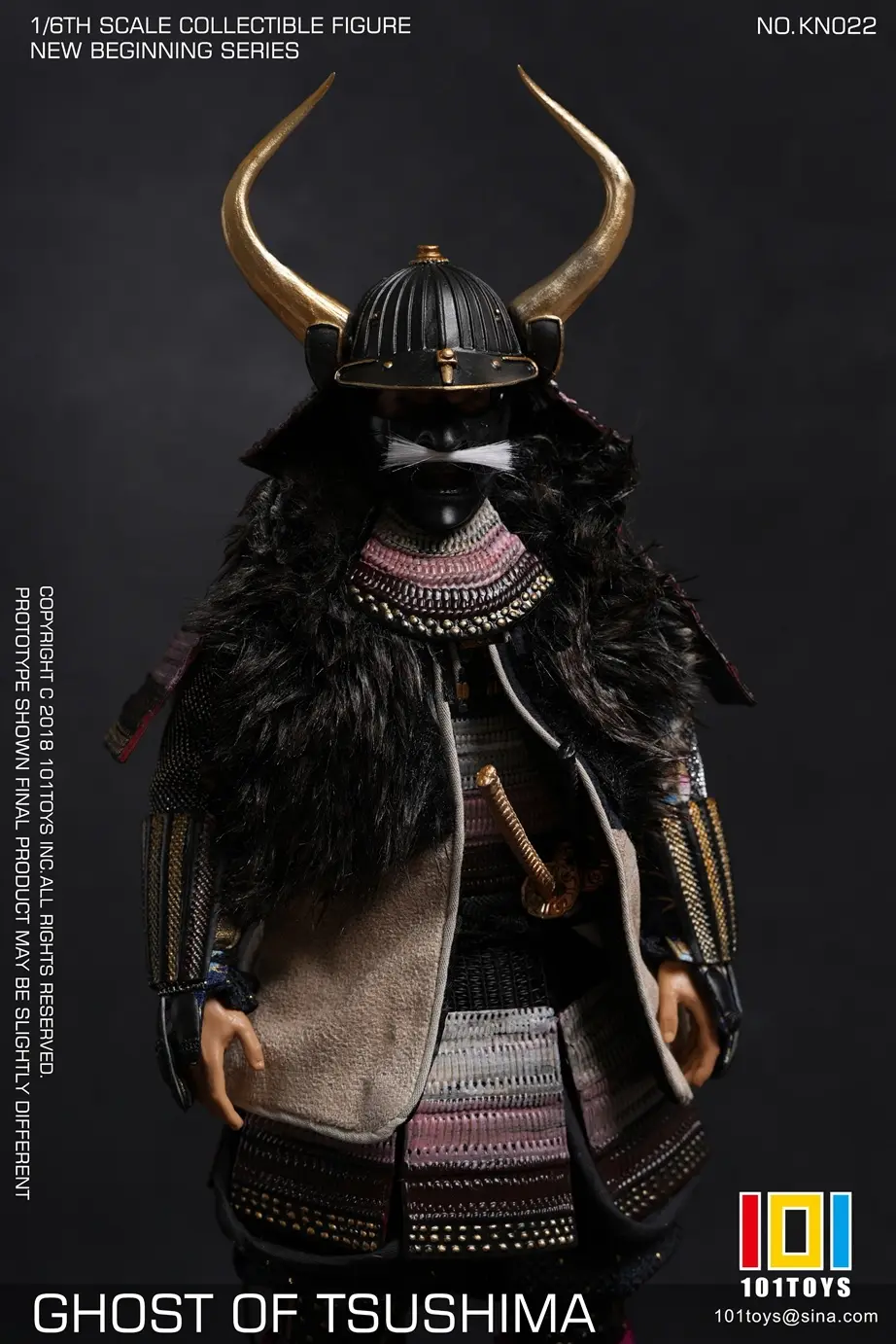 101toys - 1/6 NO KN023 NEW BEGINNER SERIES GHOST OF TSUSHIMA SAMURAI TRIO SET (Licensed) Statue(GK)