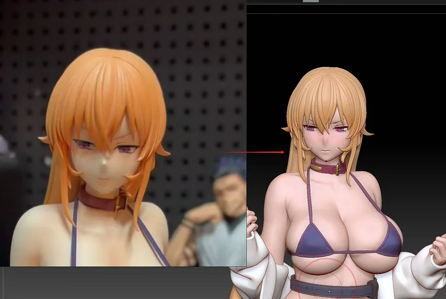 Food Wars Shokugeki no Soma Erina 1/6 Statue (GK)(Adult 18+) -DD Studio Meng chuan Studio