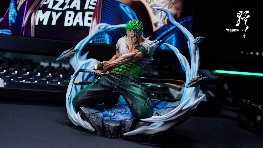 YE Studio - One Piece Shishi Sonson Zoro Statue