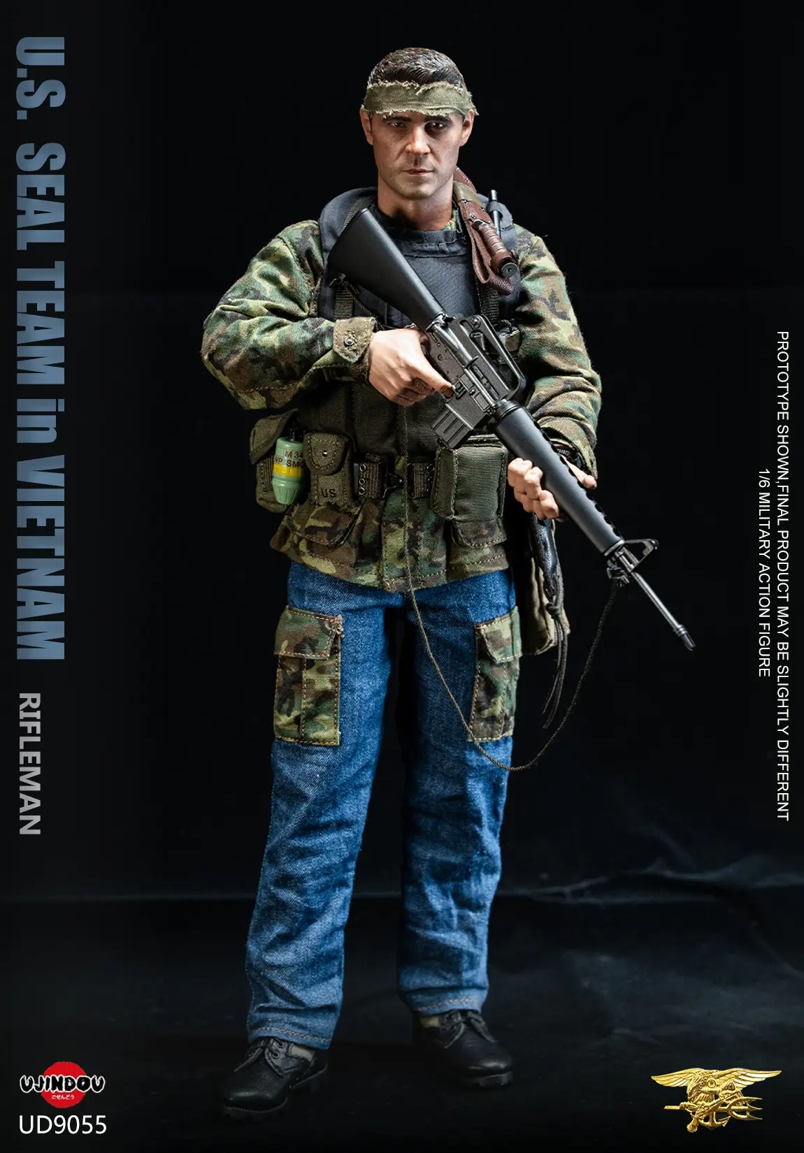UJINDOU - 1/6 U.S. SEAL TEAM in VIETNAM RIFLEMAN UD9055 (Licensed) Statue(GK) 