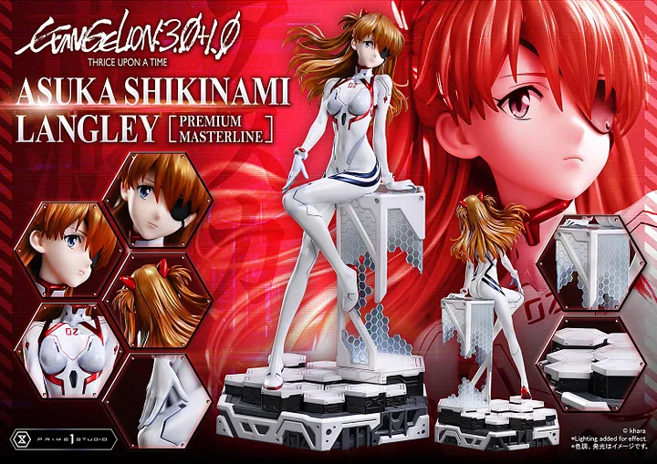 Prime 1 Studio - EVANGELION: 3.0+1.0 THRICE UPON A TIME Asuka Shikinami Langley  PMEVA-01 PMEVA-01S Licensed Statue 