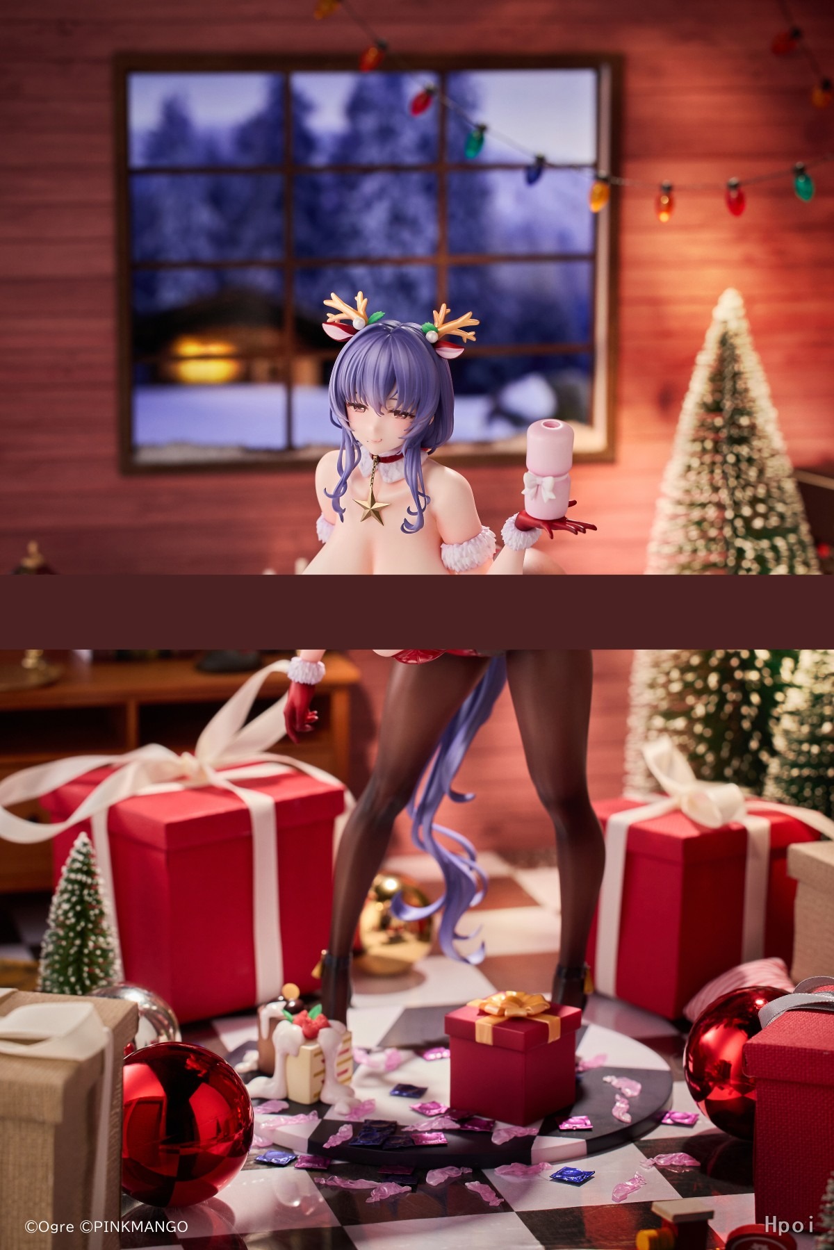 Succubus Homestay Shiori Sakimai Christmas Costume Special Ver. (Licensed)Statue (GK) (Adult 18+)-PINKMANGO-KWII-GK
