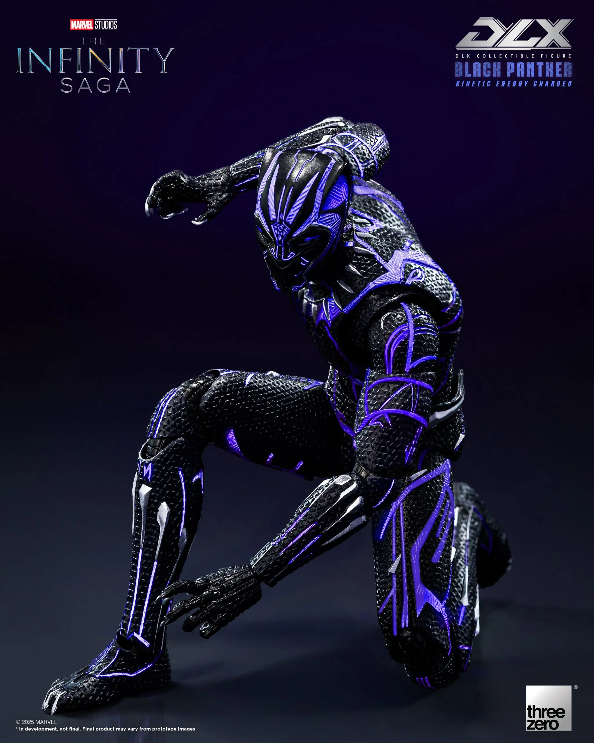 Threezero - Marvel Studios: The Infinity Saga DLX Black Panther (Kinetic Energy Charged) 3Z08210C0 (Licensed)Statue(GK)(Adult 18+) 