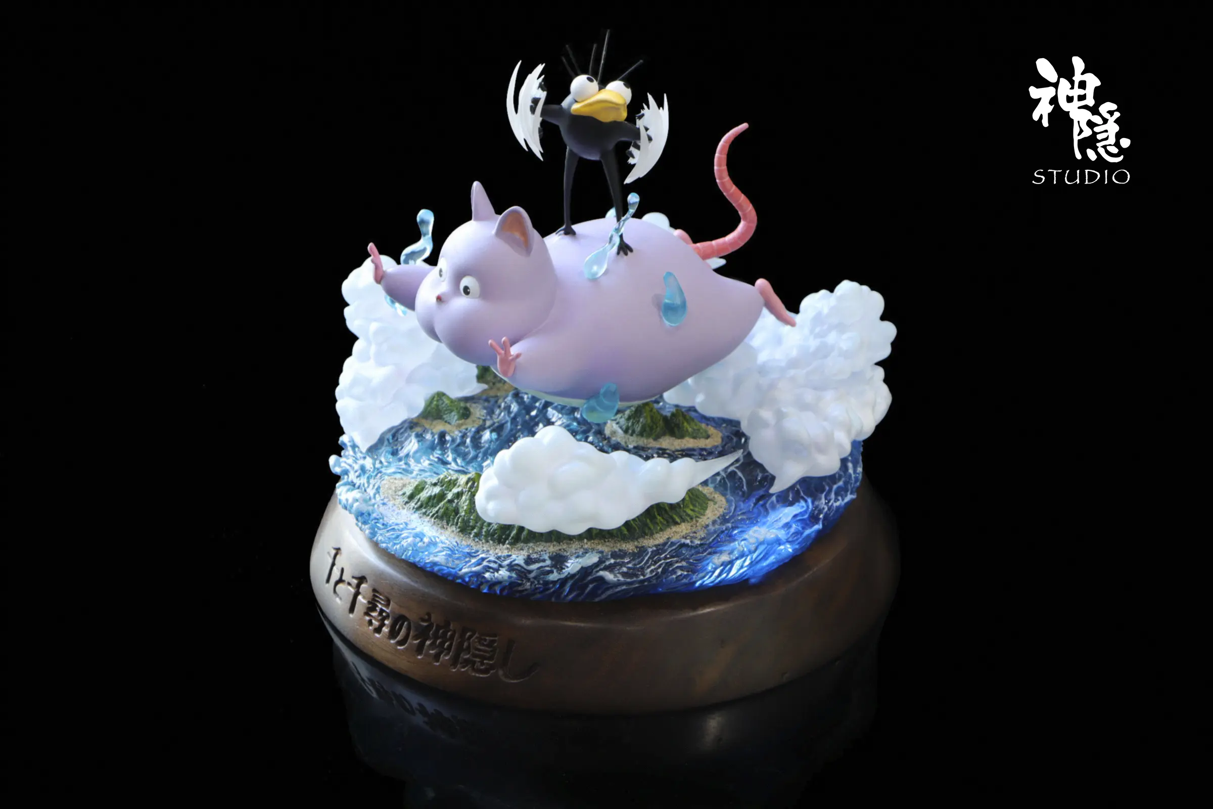 Shen Yin Studio - Spirited Away Spirited Away Encounter Series Totoro Floating Journey in the Clouds Statue(GK)