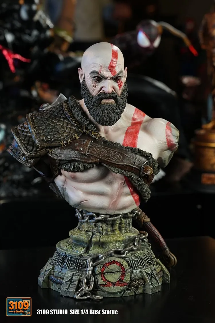 GOD OF WAR KRATOS BUST STATUE GK-3109 STUDIO Pre-sale