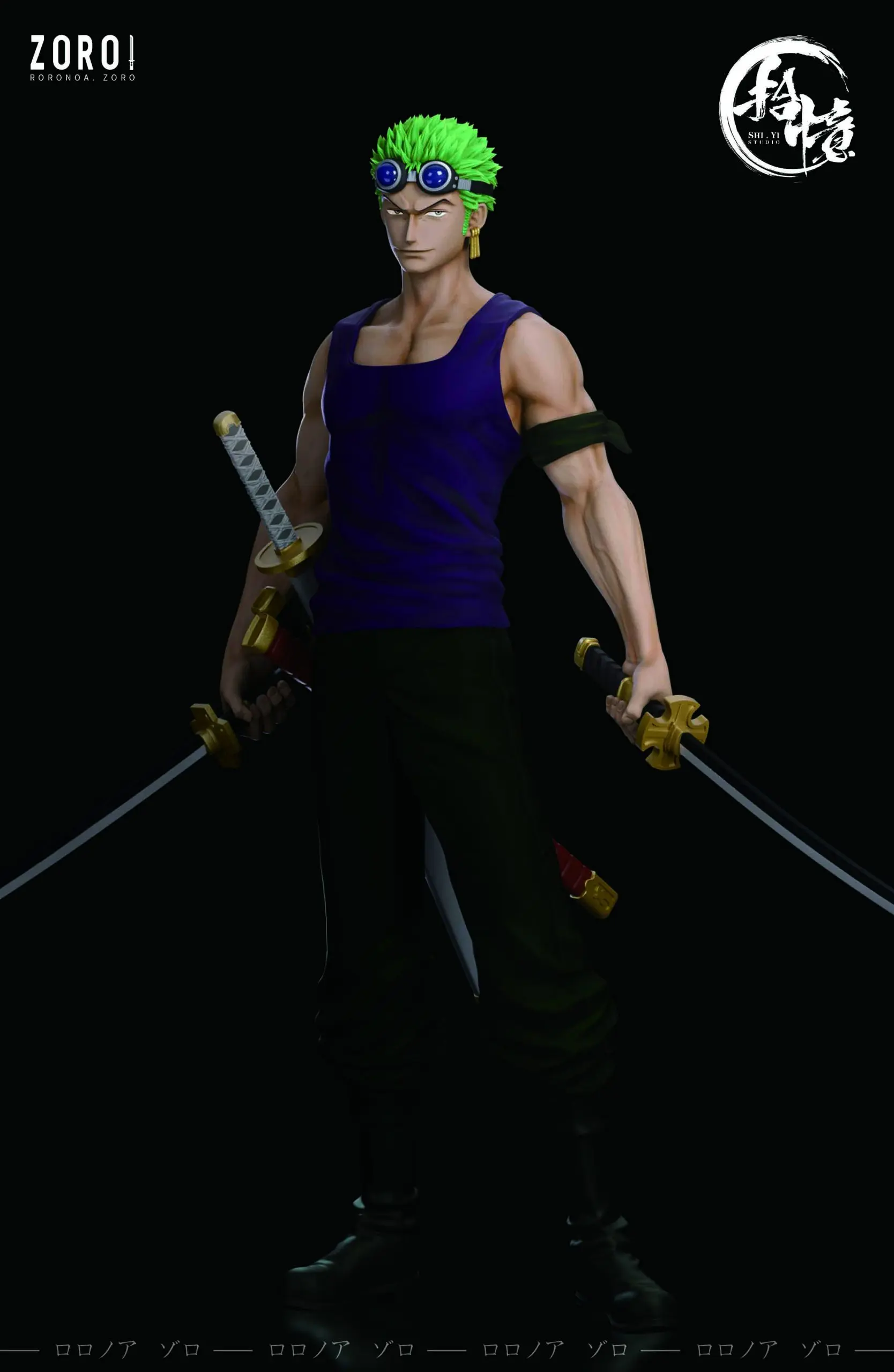 Shi Yi Studio - One Piece Sky Piea Zoro Statue (GK) 