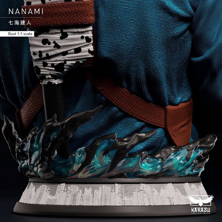 Jujutsu Kaisen Nanami Kento 1/1 & 1/2 Statue (GK), Karasu Collectibles Studio, Pre-sale-KWII-GK