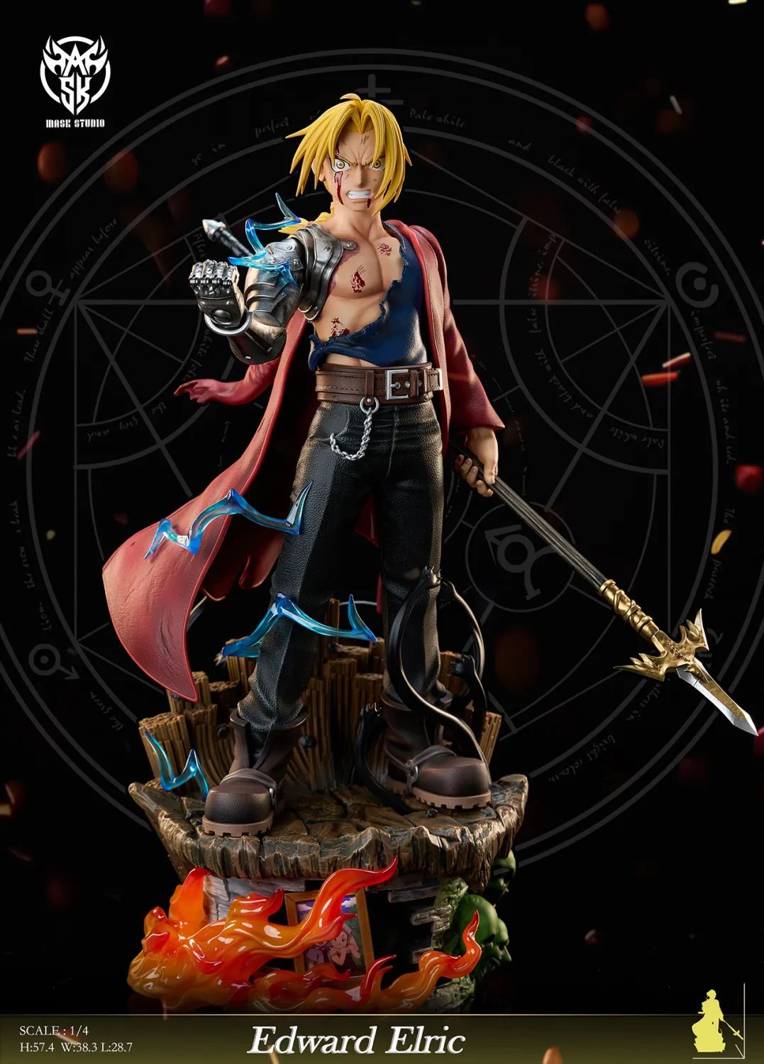 Mask Studio 1/4 Fullmetal Alchemist Edward Elic Statue 
