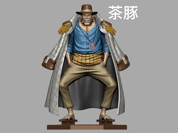 Tian Xie She Studio - Navy Serie Maynard X Tokikake X  Prodi X  Kurouma One Piece Statue 
