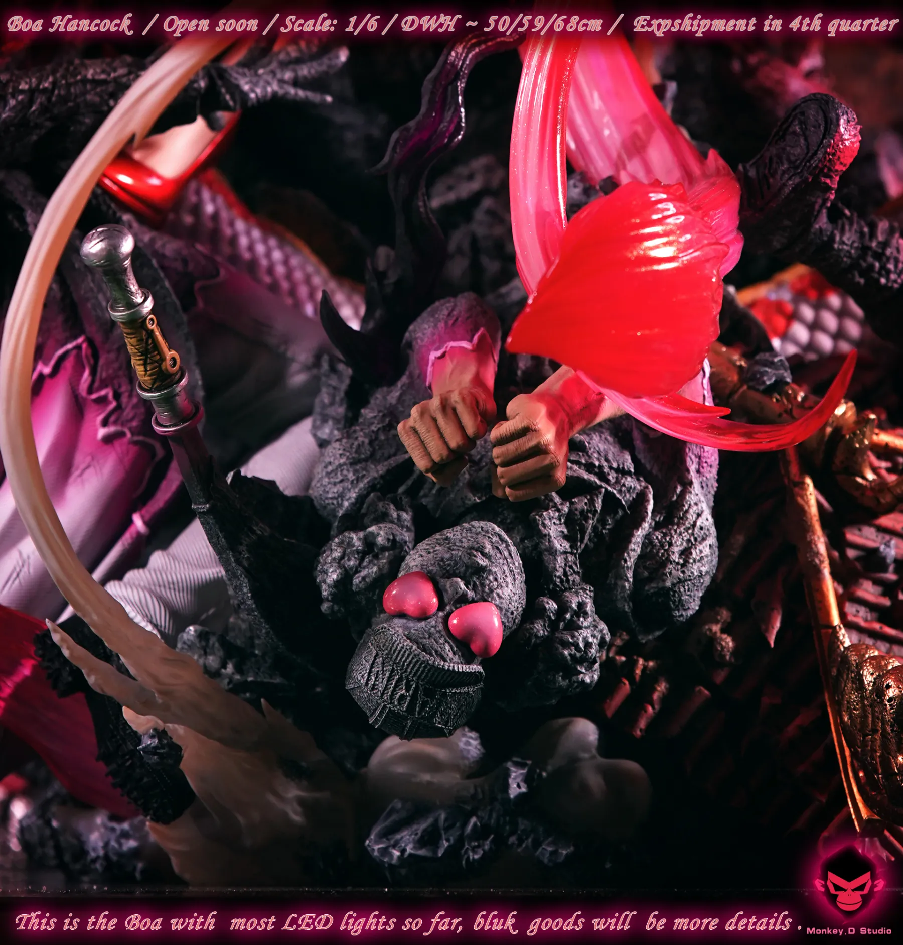 ONE PIECE THE PIRATE EMPRESS BOA HANCOCK 1/6 Statue(GK) -MONKEY D STUDIO