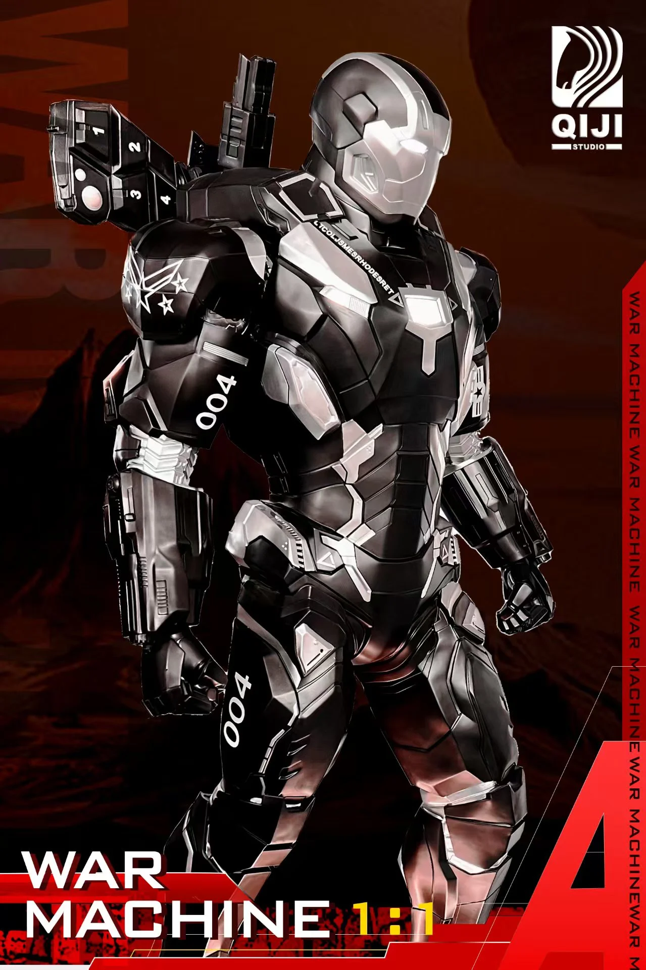 Marvel War Machine Armor: Mark IV 1/1 Action Figure - Qiji Studio