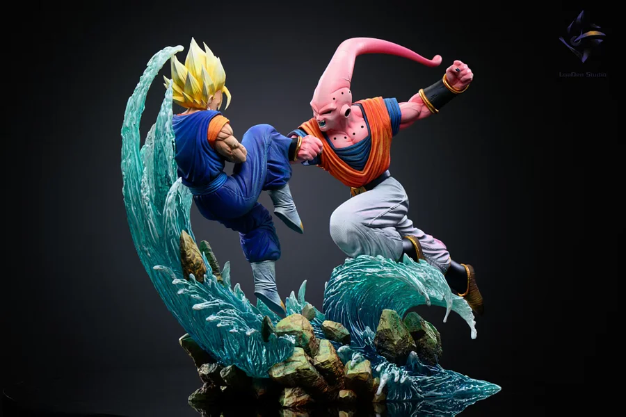 LoaDen Studio - DRAGON BALL - Vegetto vs Buu with LED 1/6 Statue(GK) 