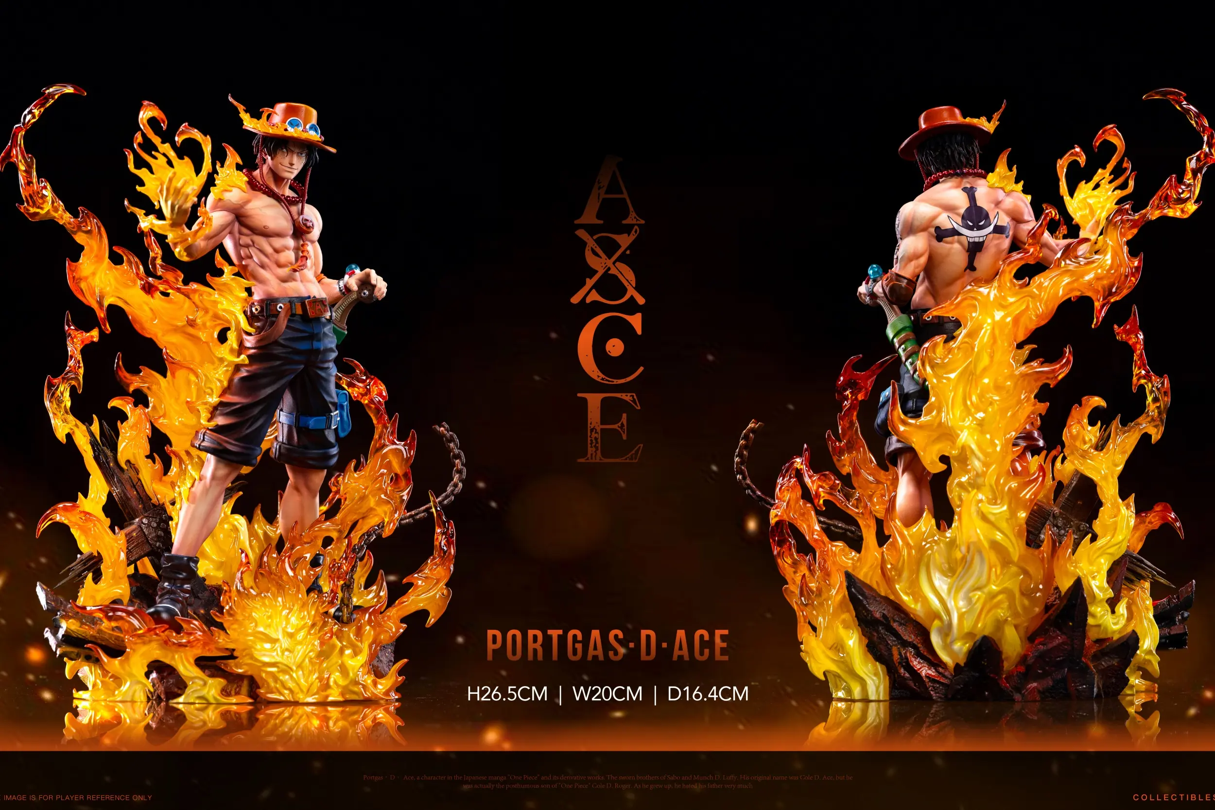 SY Studio- One Piece Fire Fist Ace Statue(GK)
