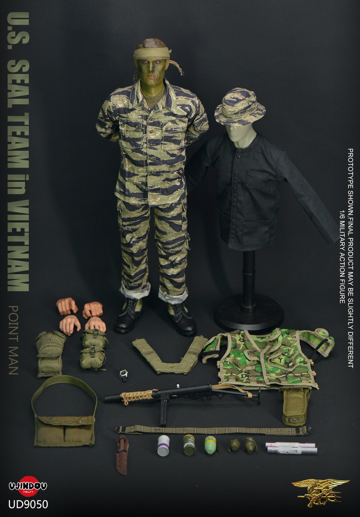  US  SEAL TEAM in Vietnam-POINT MAN UD9050 (Licensed) 1/6 Statue (GK)- UJINDOU