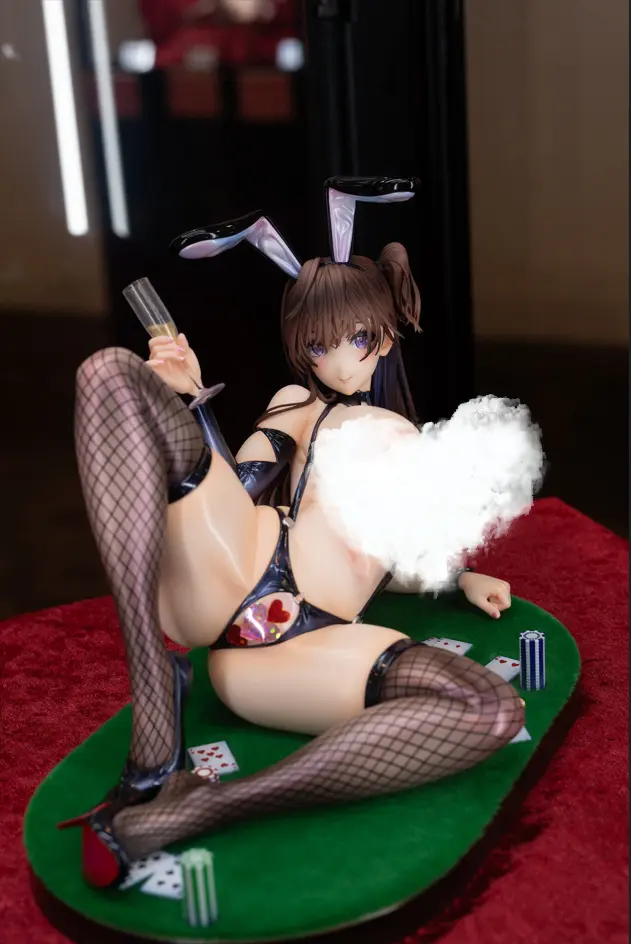 Pink Cat - Casino Bunny (Licensed) Statue 