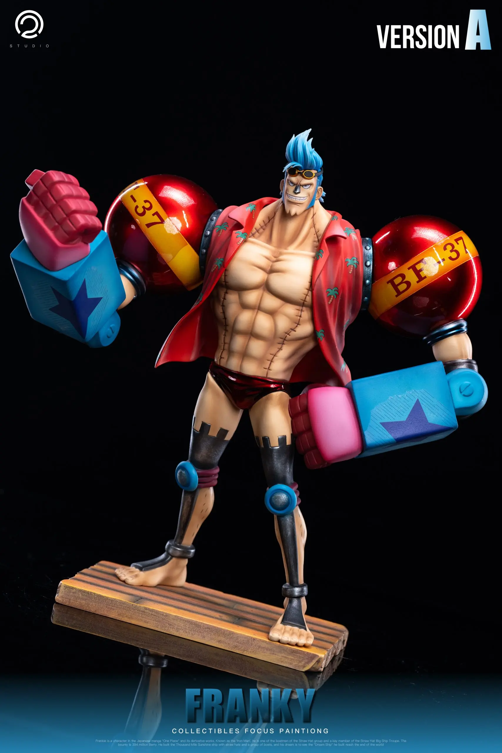 C2 Studio - One Piece Straw Hat Pirates Two Years Later #9 Franky Statue(GK)