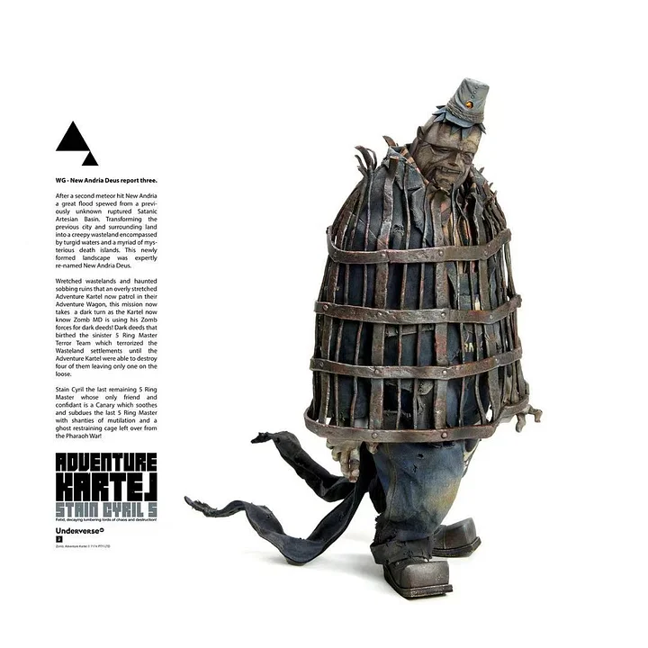 UNDERVERSE - Adventure Kartel 5 Ring Master – Stain Cyril 1/6 Action Figure (Licensed) 