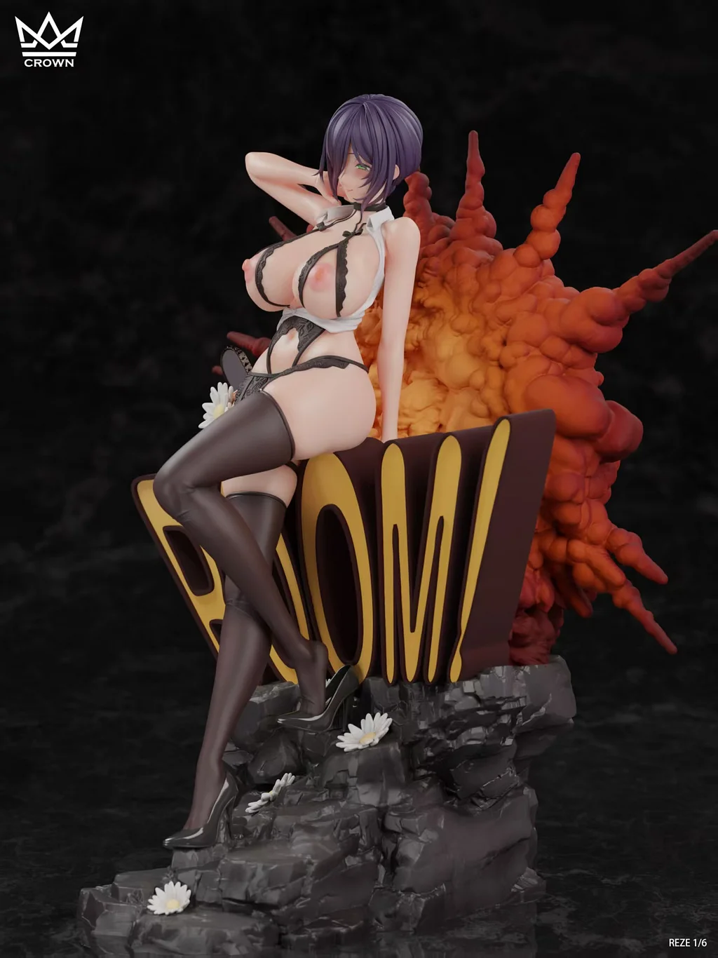 CROWN Studio -Chainsaw Man Reze  Statue