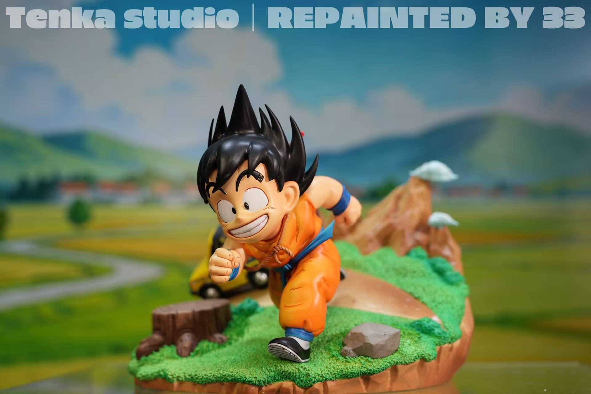 Tenka Studio Running Kid Goku Dragon Ball statue