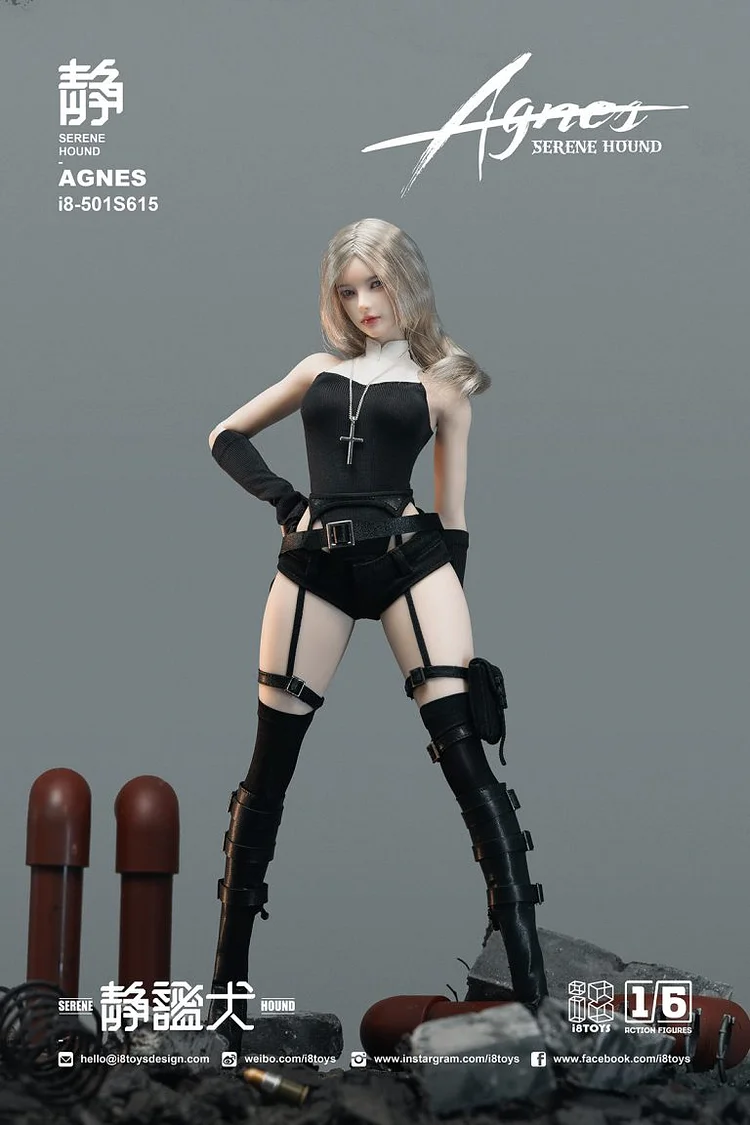 Original Quiet Dog AGNES and Witch TERESA (Authorized) 1/6 Statue GK, 18Toys Studio, Pre-sale