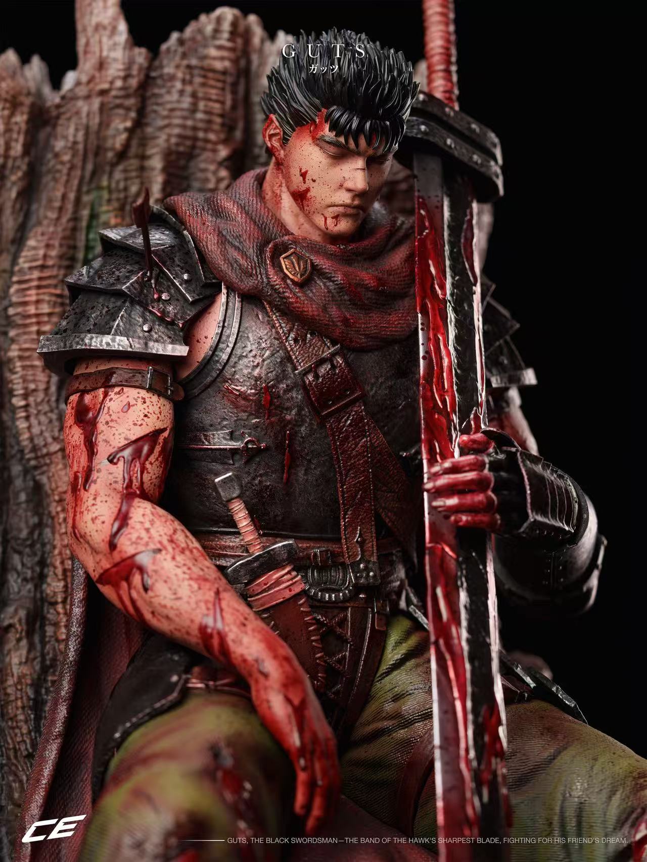 CE Studio Guts Leaning Against Tree Berserk Statue