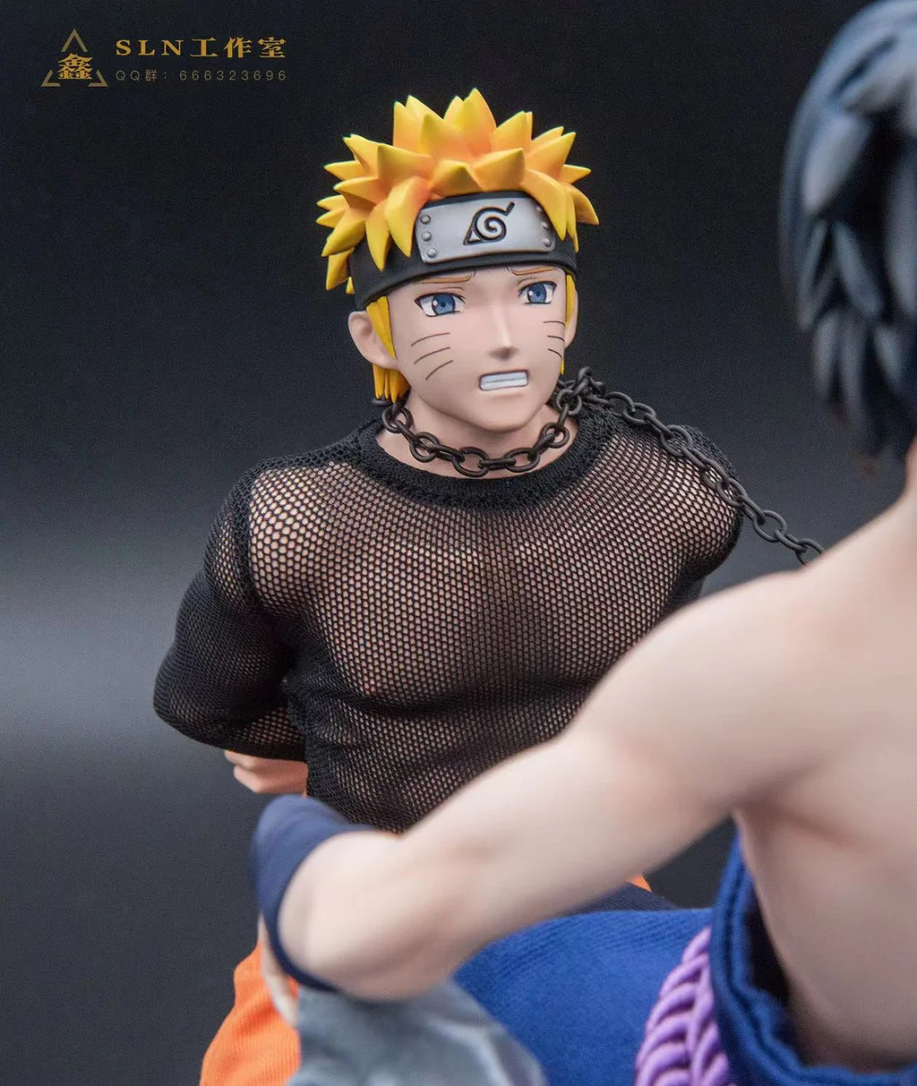 In stock - Naruto - Sasuke Uchiha & Naruto Uzumaki 1/6  Statue (GK) (Adult 18+)- SLN Studio