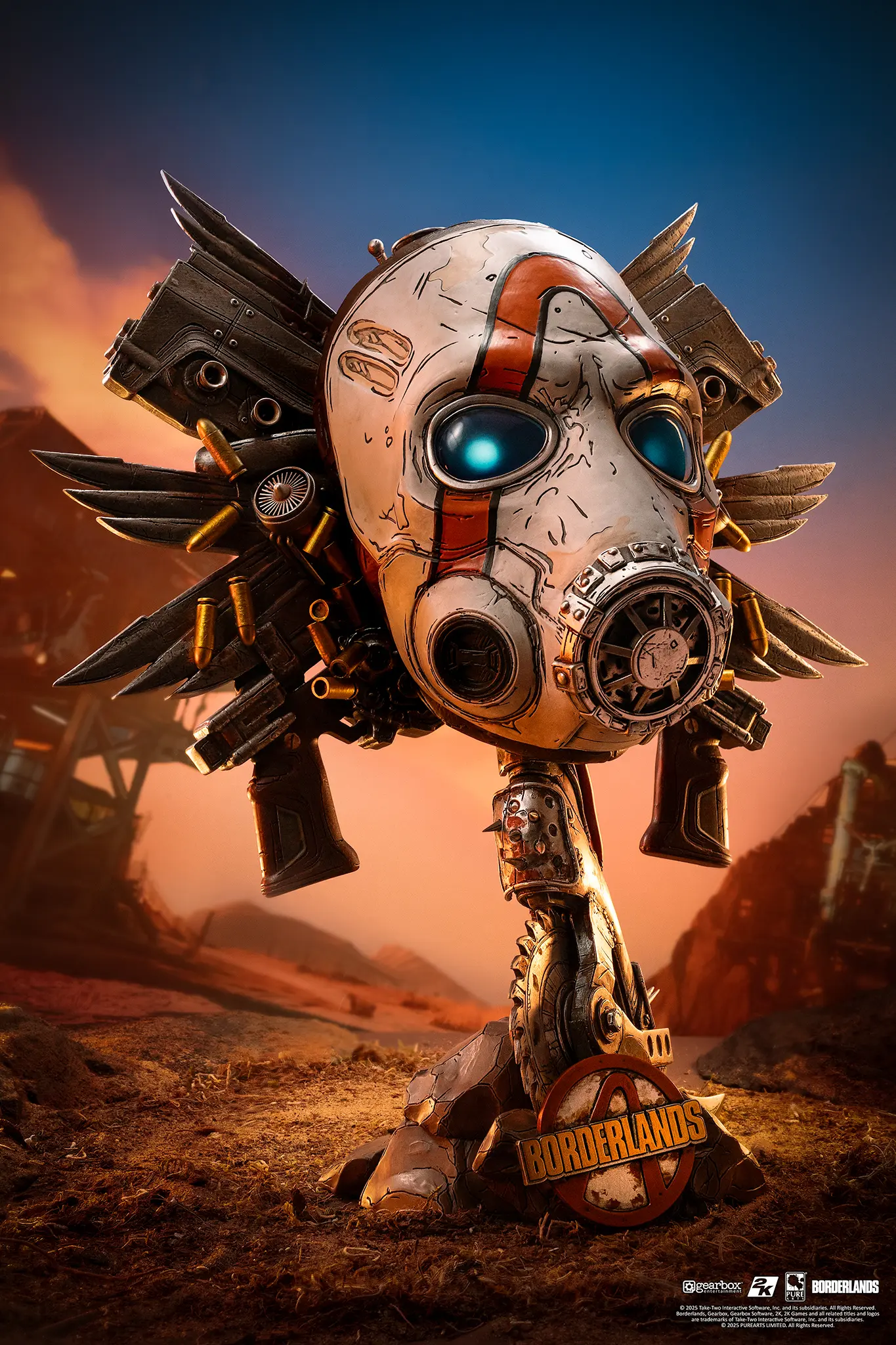 Pure Arts Studio -  Borderlands Psycho Bandit Art Mask Statue(GK)