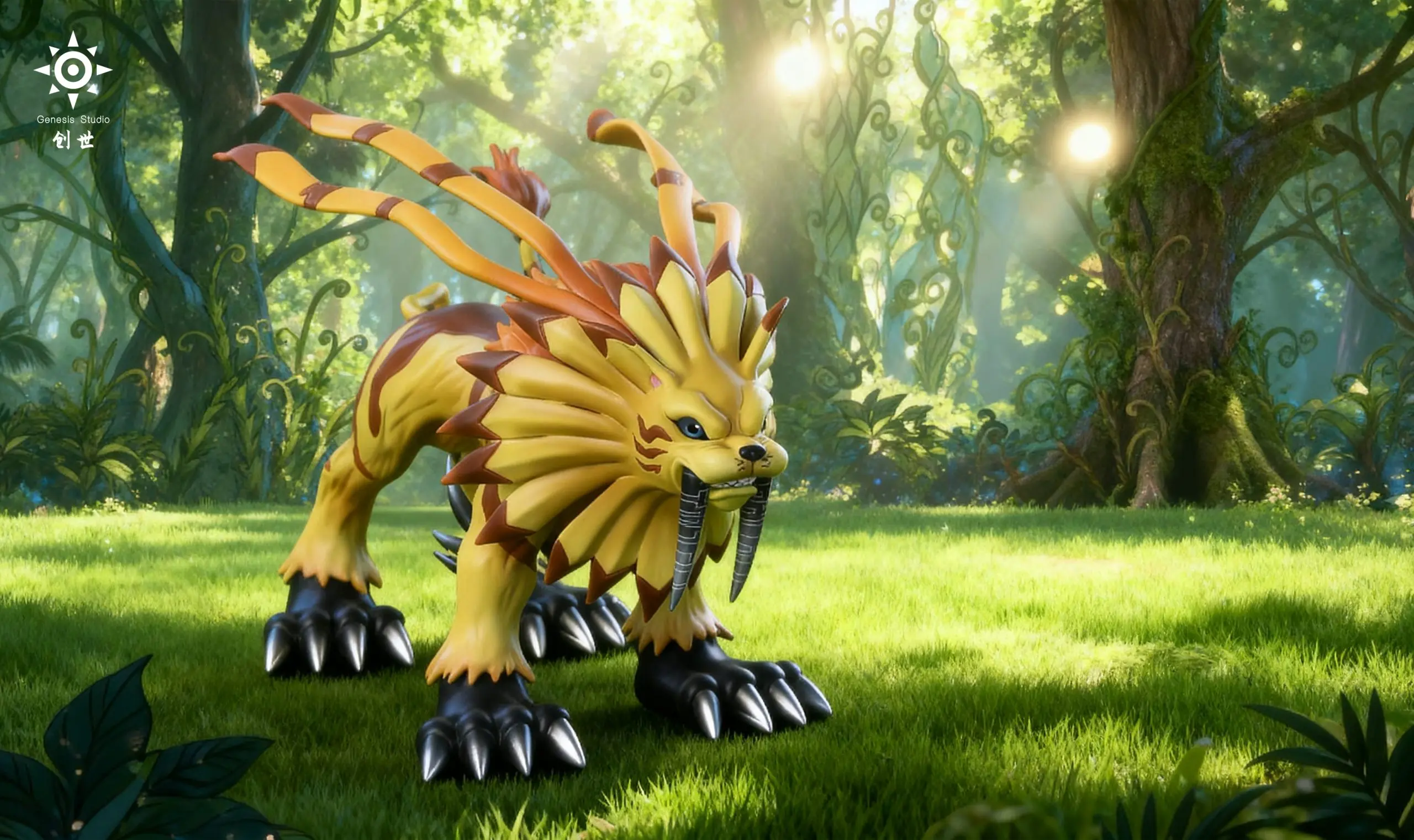 Genesis Studio - Digimon SaberLeomon Statue(GK)