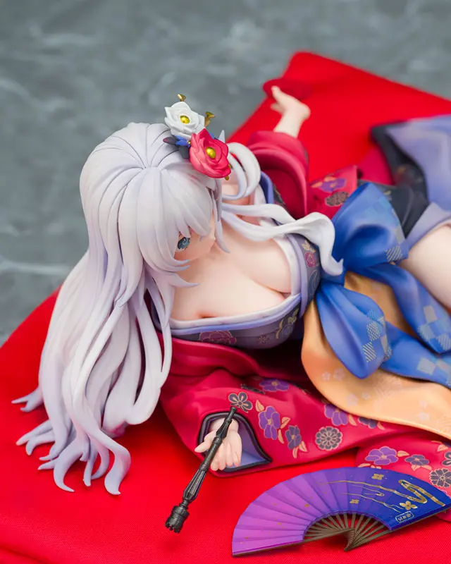 KADOKAWA - Neptunia x SENRAN KAGURA: Ninja Wars  Purple Heart / Black Heart Kimono Ver. Dual Figure Set 1/7 Complete Figure (Licensed) Statue(GK)