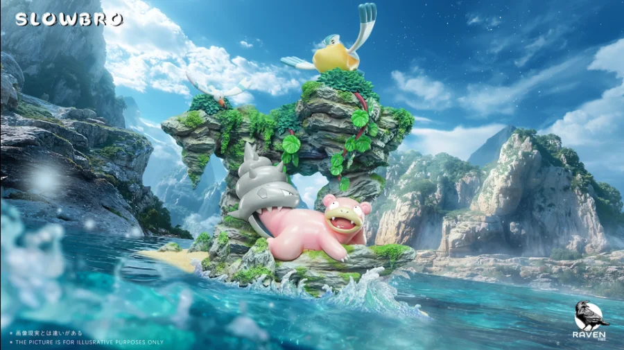 Raven Studio - Pokemon -Slowpoke 2.0 1/6 Statue(GK)