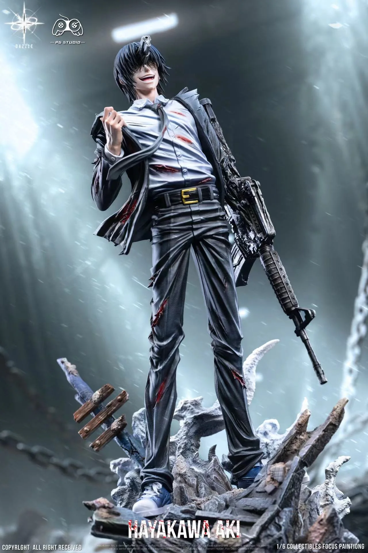 PG Studio X Dazzle Studio - Hayakawa Aki Chainsaw Man Statue(GK)