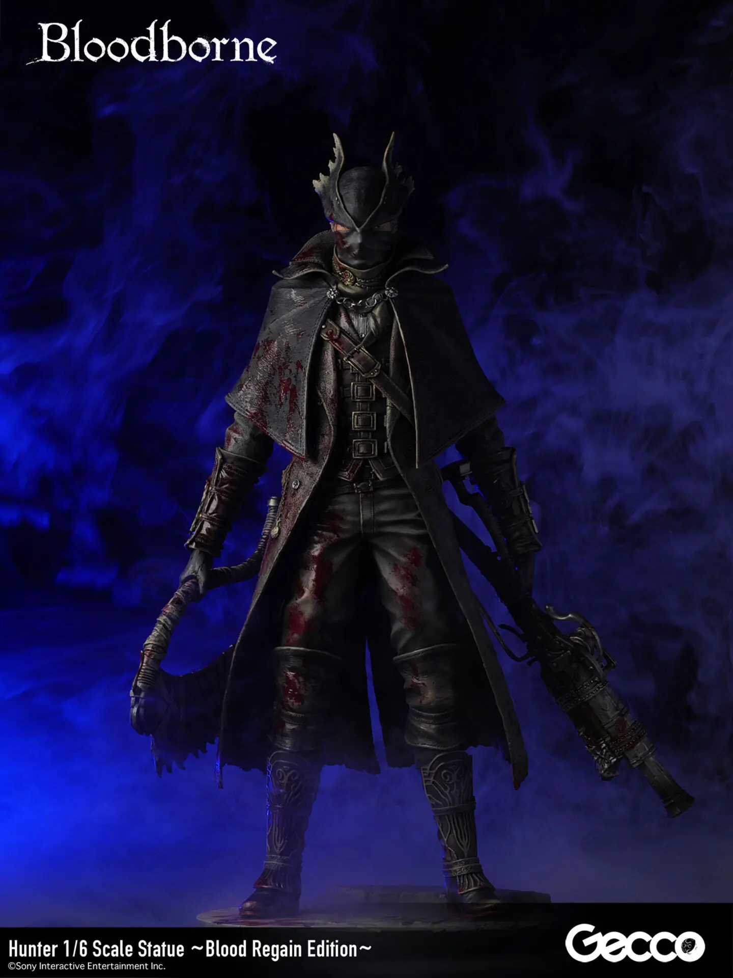 Gecco Studio - Bloodborne Hunter  Blood Regain Edition (Licensed)   1/6 Scale Statue (GK) 