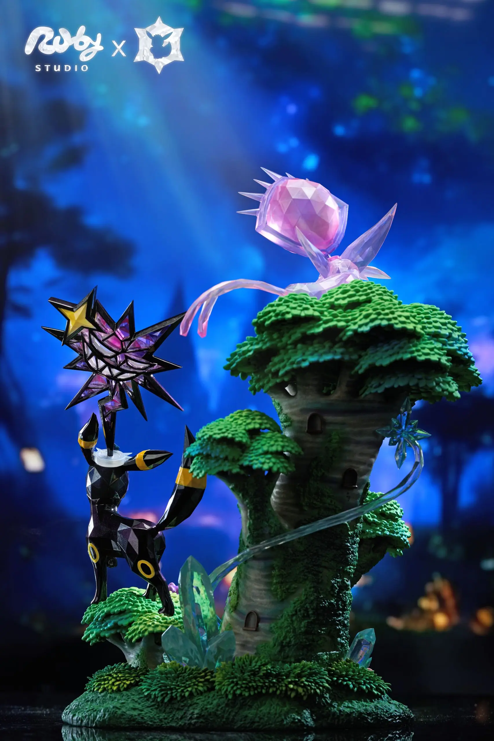 Ruby Studio - Pokemon Terastal Eevee Forest #3 Sun and Moon Statue(GK)