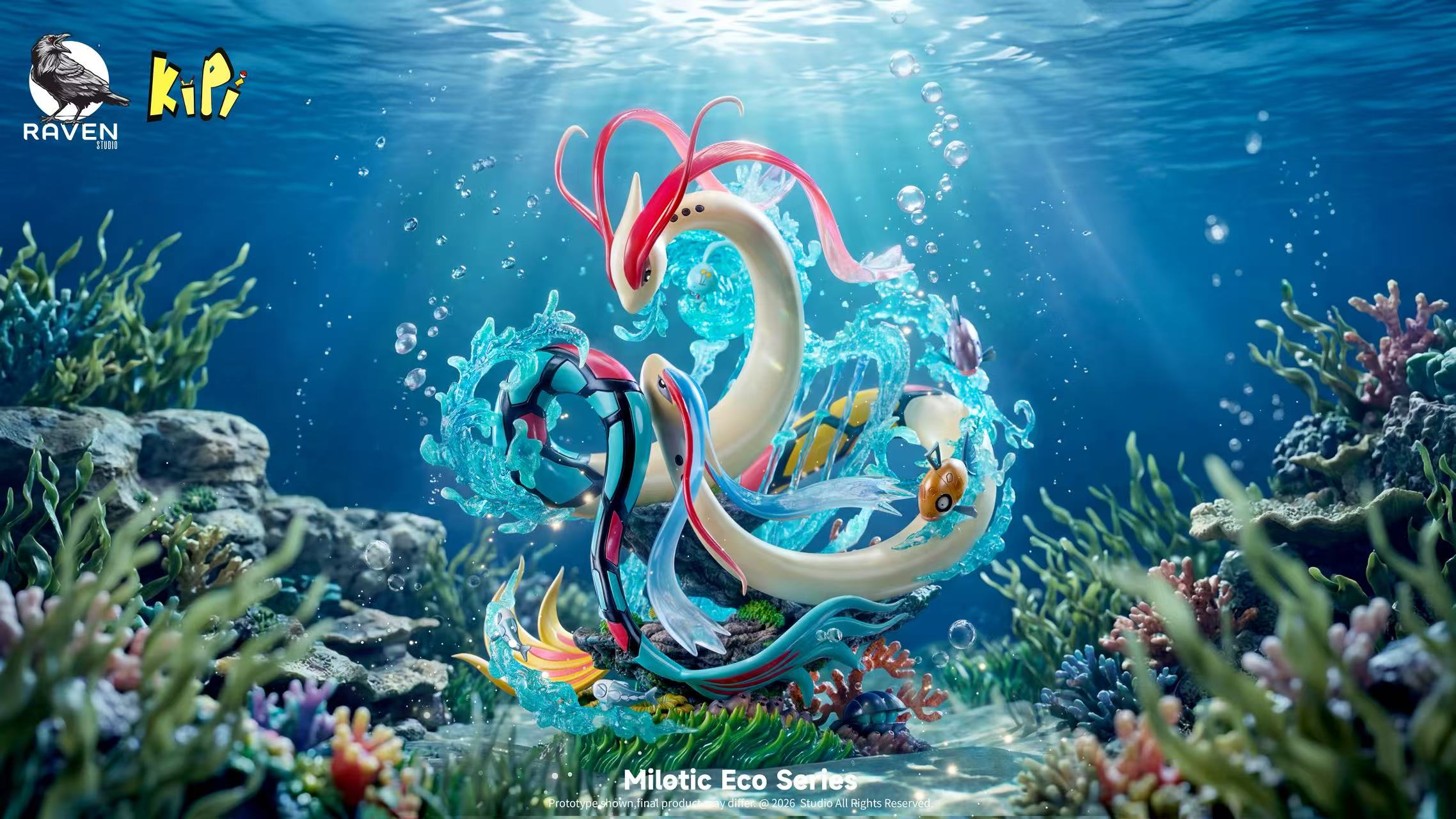 RAVEN Studio X KiPi Studio Milotic Ecology Pokémon