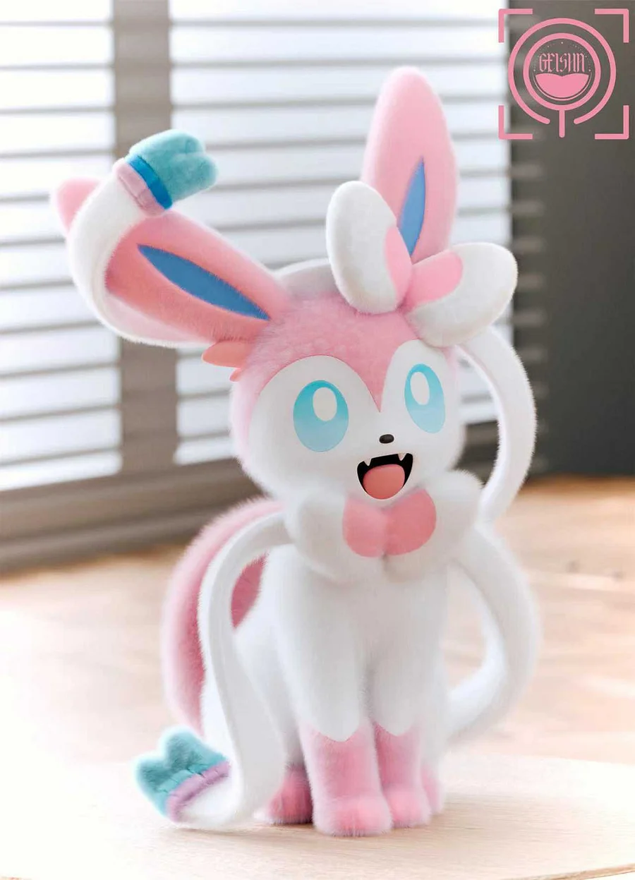 GEISHA Studio - Handmade Pet Series 01 Sylveon Pokemon Statue