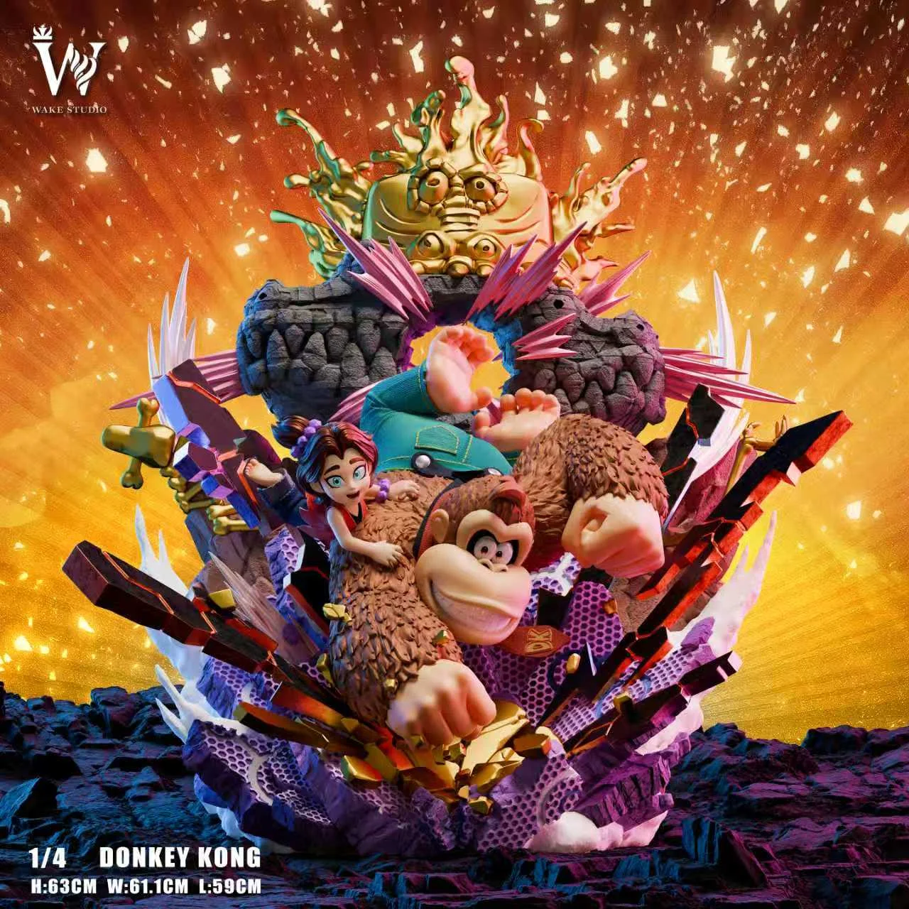 Wake Studio - Donkey Kong Bananza Donkey Kong Statue