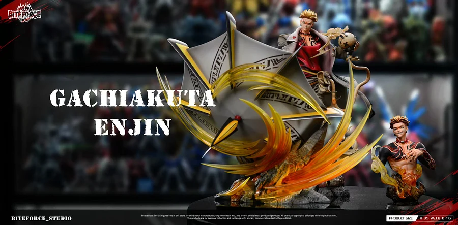 BiteForce Studio - Cleaning Team 01 ENJIN GACHIAKUTA 1/6 Statue 