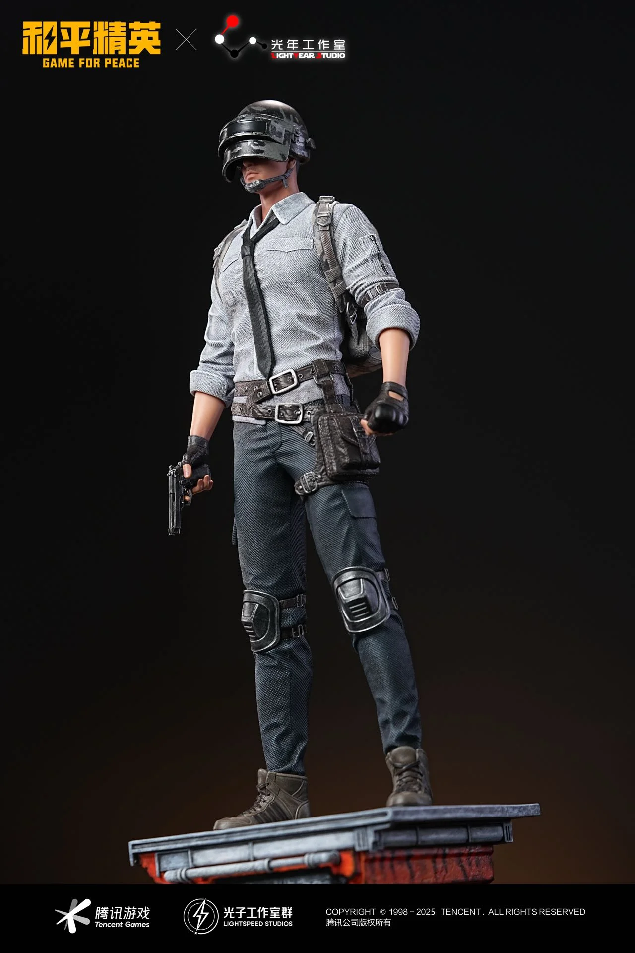 Light Year Studio & Game for Peace - star team Jili & Special Force Helmets Man Licensed Statue