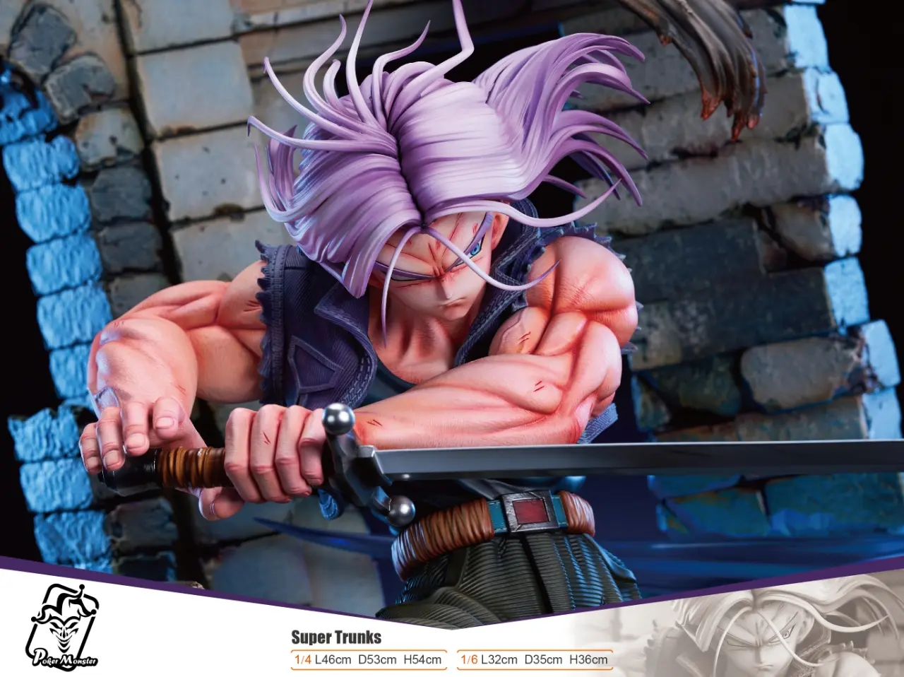 Poker Monster Studio - Dragon Ball Super Trunks Statue(GK)
