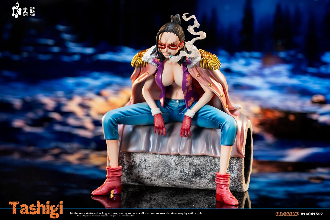 One Piece Smoker in Tashigi's body statue GK, DX studio, pre-sale