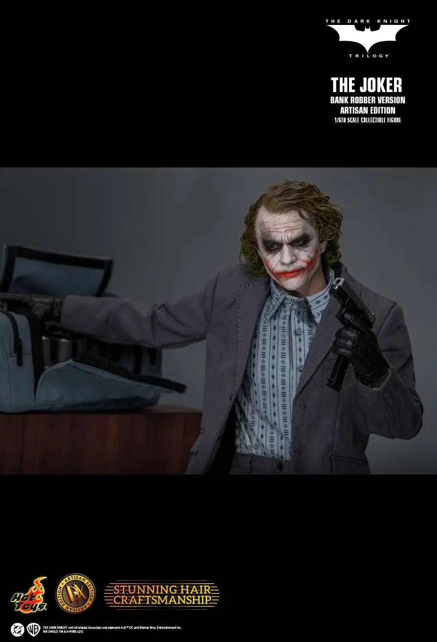 Hottoys - The Dark Knight Trilogy The Joker (Bank Robber Version) 1/6th scale Collectible Figure DX50 (Licensed)Action Figure
