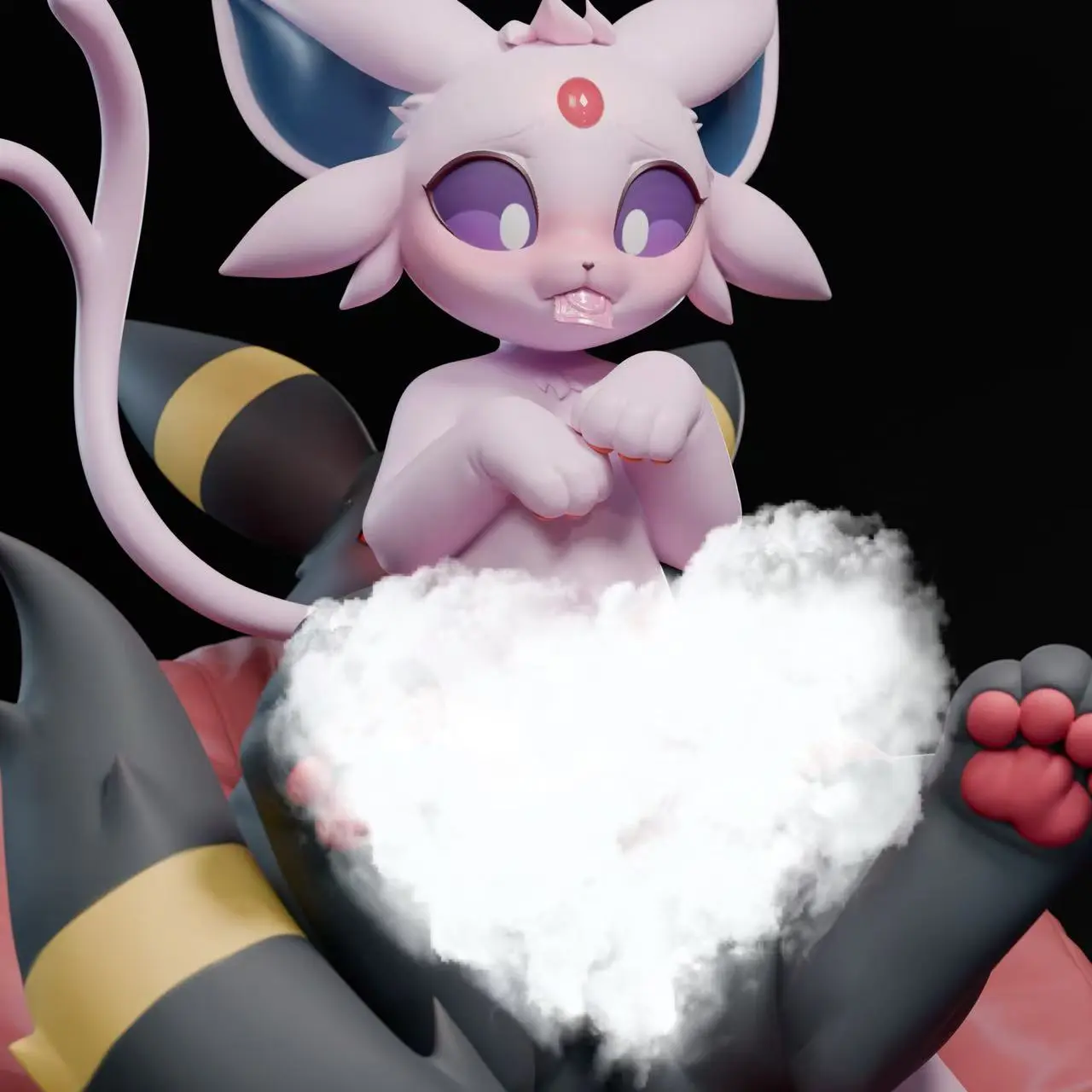 Spirit Demon Studio - Pokemon Espeon & Umbreon Statue(GK)(Adult 18+)