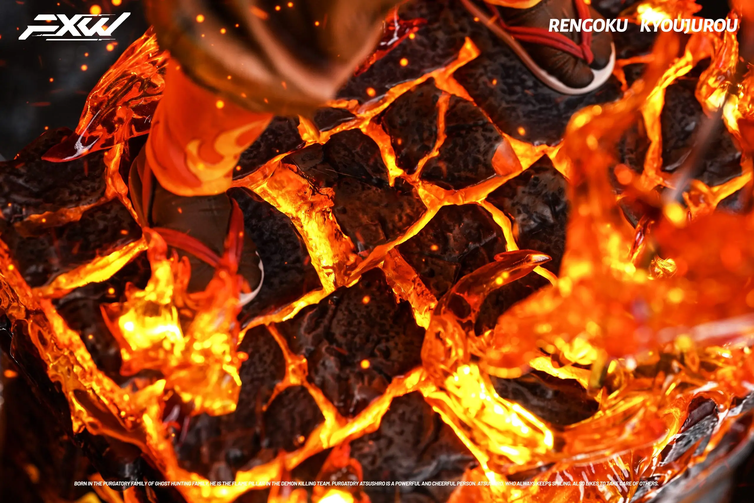 FXW Studio - Demon Slayer Nine Hashira Series Flame Hashira Rengoku Kyojuro Statue (GK) 