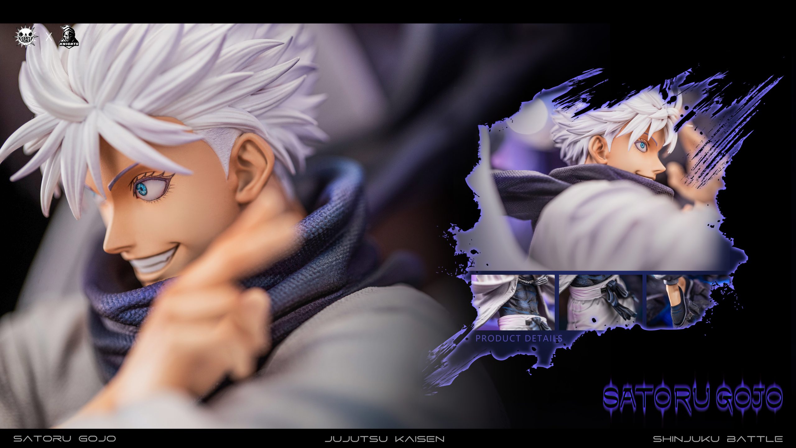 Jujutsu Kaisen S01 Gojo Satoru, the Battle of the Demon Realm Shinjuku Statue(GK)-ZanyJoke Studio & Temple Studio -KWII-GK